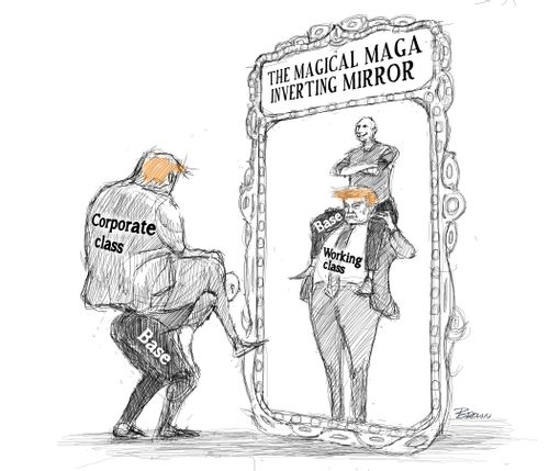 The Magical MAGA Inverting Mirror