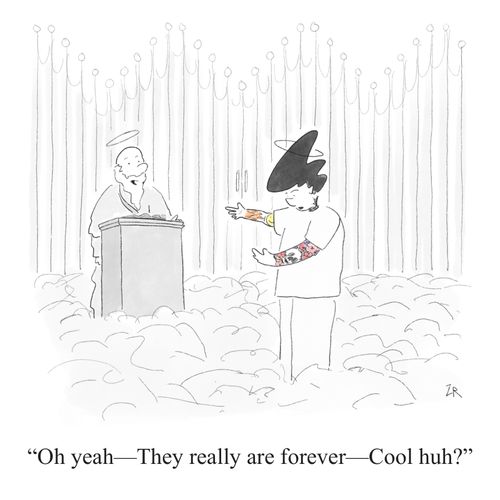 "Oh yeah – They really are forever – Cool huh?"