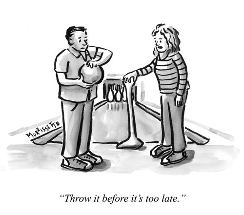 "Throw it before it's too late."