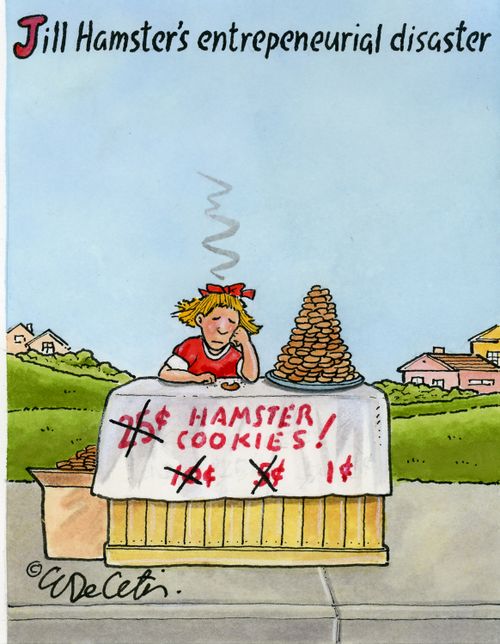 "Jill Hamster's entrepreneurial disaster"