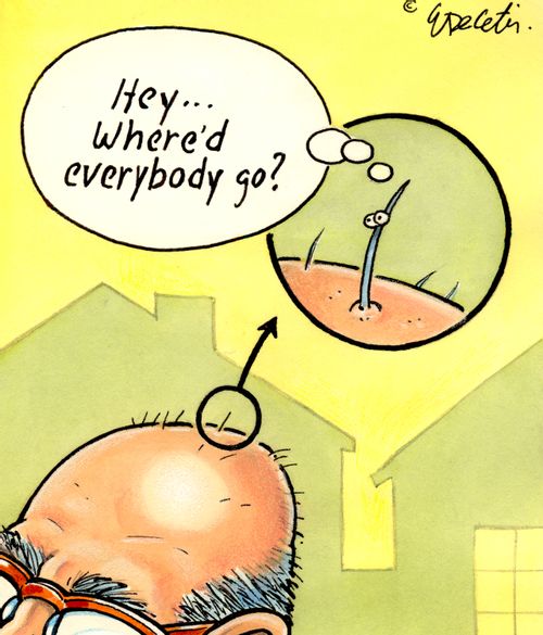 "Hey... Where'd everybody go?"
