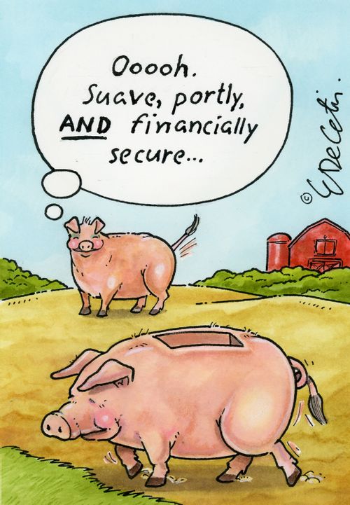 "Ooooh. Suave, portly, and financially secure..."