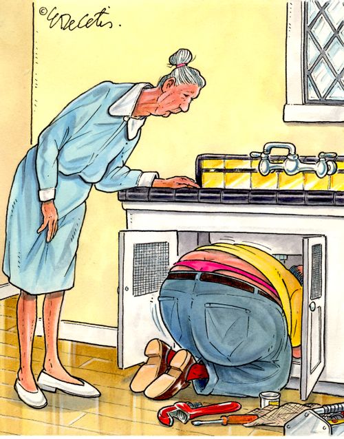 Plumber in a Thong
