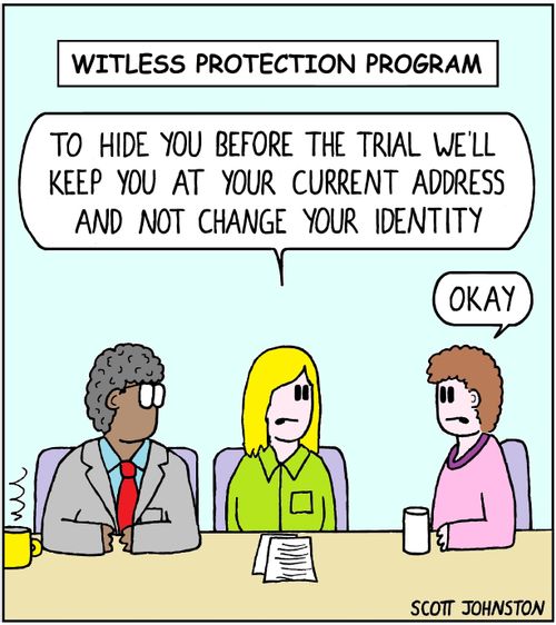 Witless protection prgram
