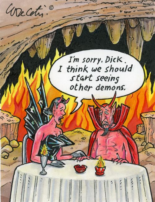 I'm sorry, Dick. I think we should start seeing other demons.