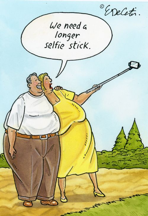We need a longer selfie stick.