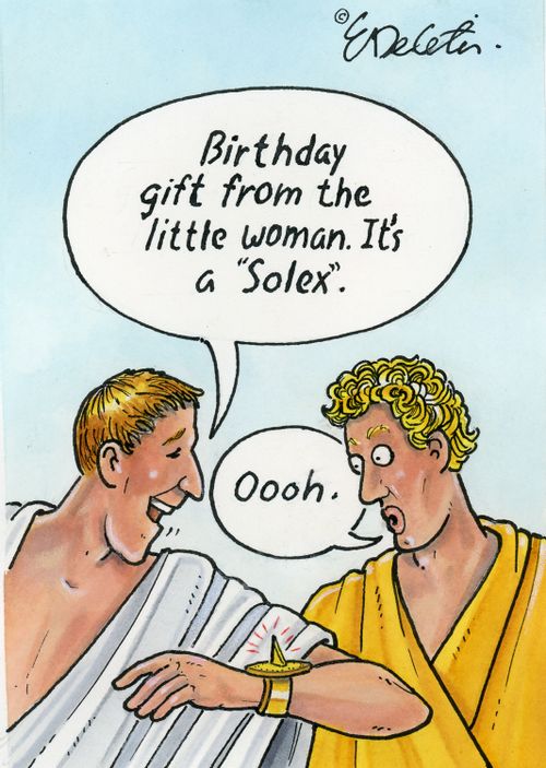 "Birthday gift from the little woman. It's a "Solex"."