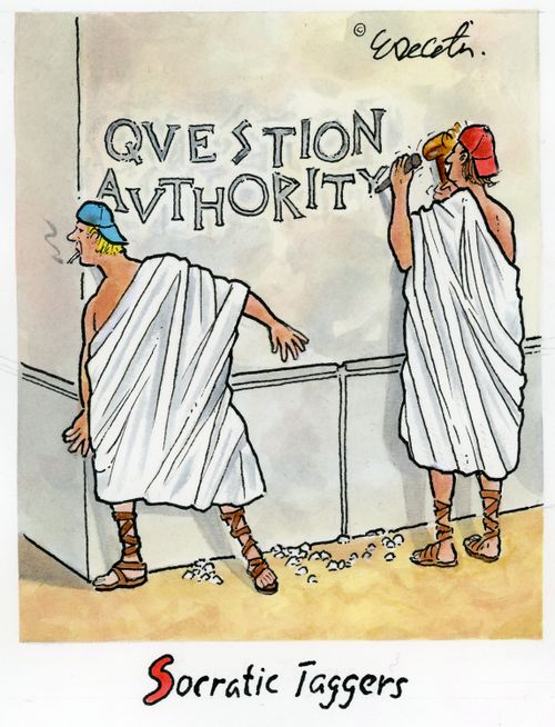 "Question authority"