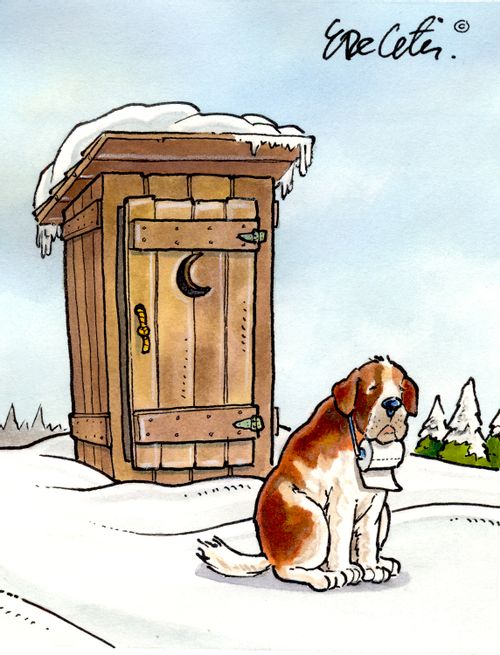 St Bernard Toilet Holder