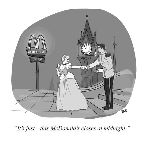 "It's just - this McDonald's closes at midnight."