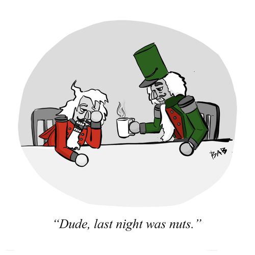 "Dude, last night was nuts."