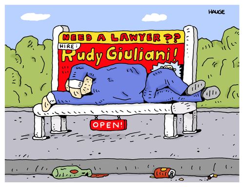 Need a Lawyer?? Rudy Giuliani!