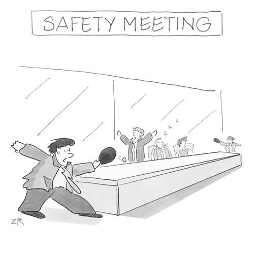 Safety meeting.