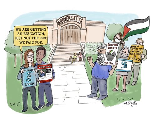 "We are getting an education, just not the one we paid for."