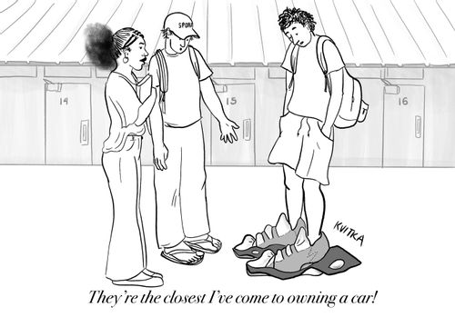 "They're the closest I've come to owning a car!"