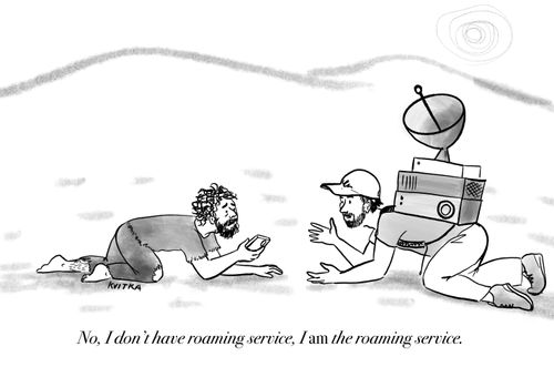 No, I don't have roaming service, I am the roaming service.