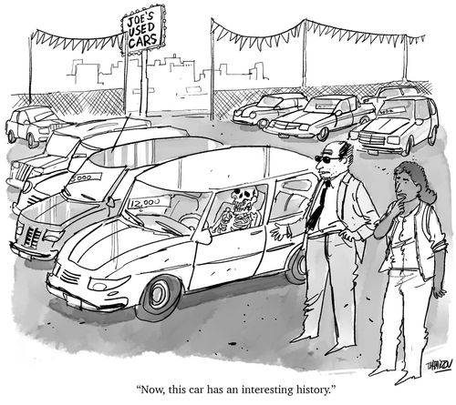 "Now, this car has an interesting history."
