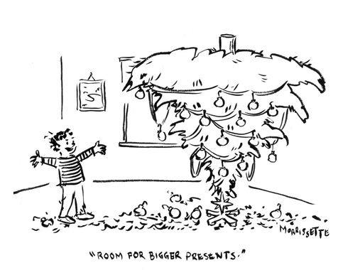 "Room for bigger presents."