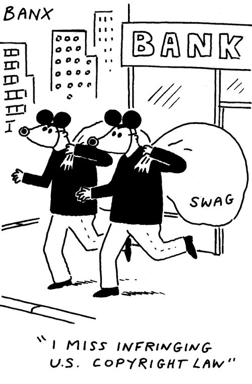 "I miss infringing U.S. copyright law."