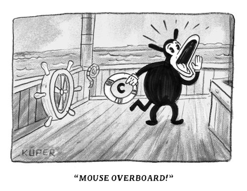 "Mouse overboard!"