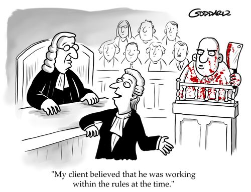 "My client believed he was working within the rules at the time."