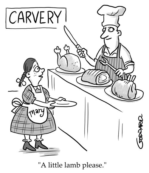 "A little lamb please."