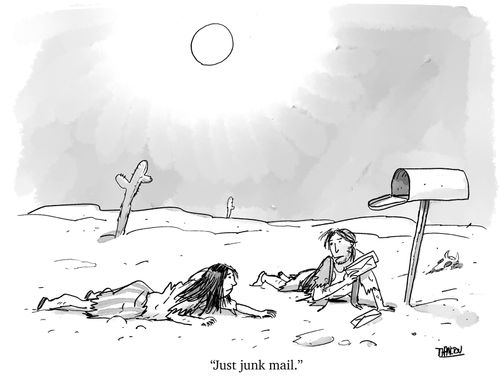 "Just junk mail."