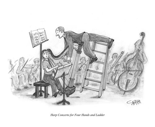Harp Concerto for Four Hands and Ladder