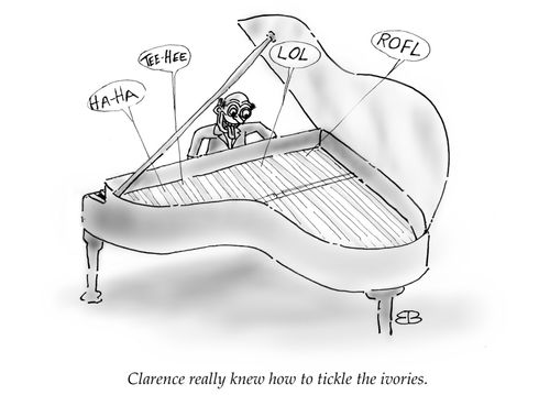 "Clarence really knew how to tickle the ivories."