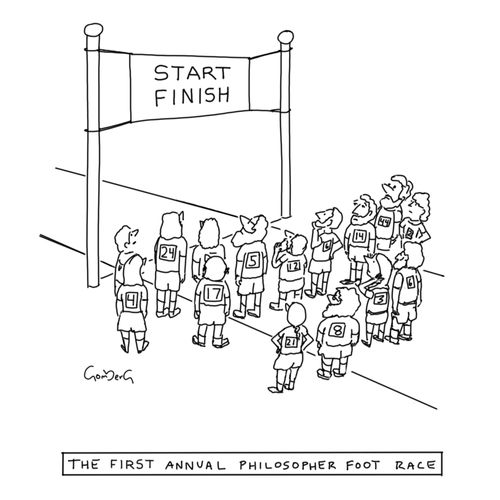 The First Annual Philosopher Foot Race