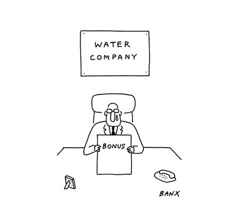 Water company bonus.