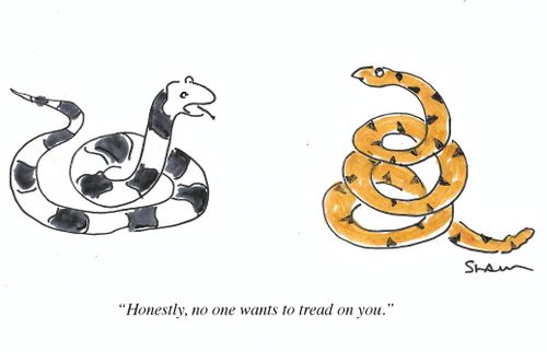 "Honestly, no one wants to tread on you."
