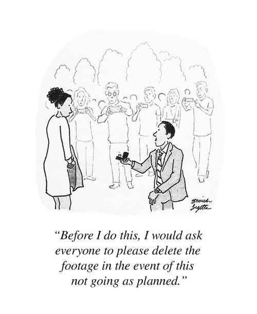 "Before I do this, I would ask everyone to please delete the footage in the event of this not going as planned."