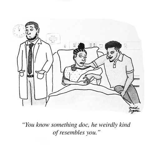 "You know something doc, he weirdly kind of resembles you."