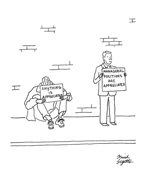 Managerial positions are appreciated.