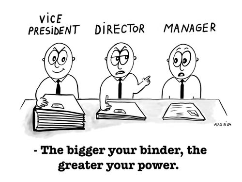 "The bigger your binder, the greater your power."