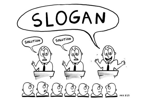 "Slogan."