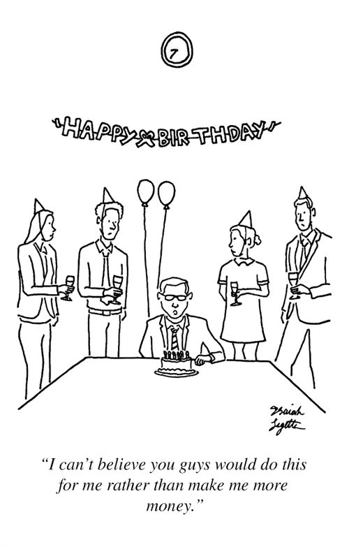 "I can't believe you guys would do this for me rather than make me more money."