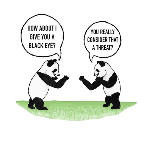 "How about I give you a black eye?"