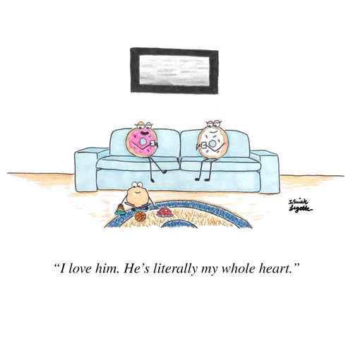 "I love him. He's literally my whole heart."