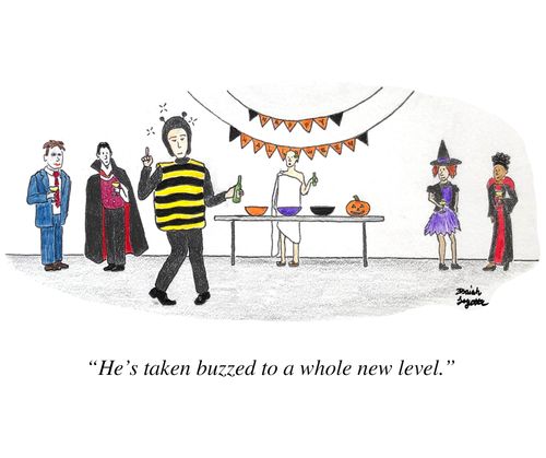 "He's taken buzzed to a whole new level."
