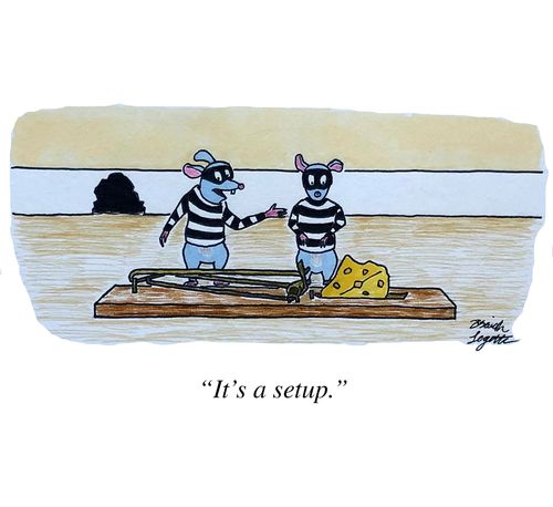 "It's a setup."