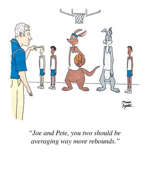 "Joe and Pete, you two should be averaging way more rebounds."