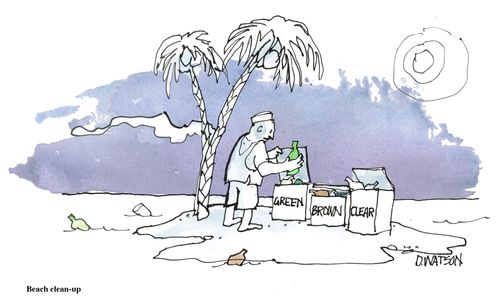 Beach clean-up