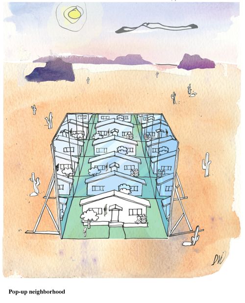 Pop-up neighborhood