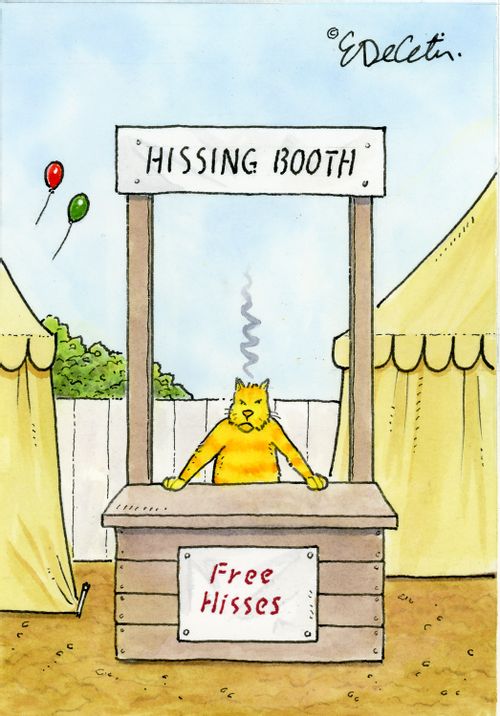 Hissing booth  Free hisses