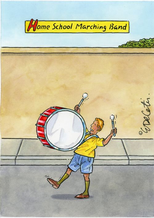 "Home school marching band"