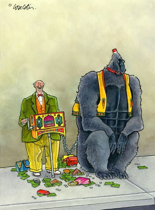 "Okay, okay - I'll keep my day job!"