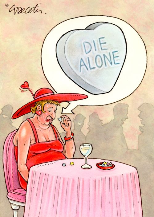 "Die alone"