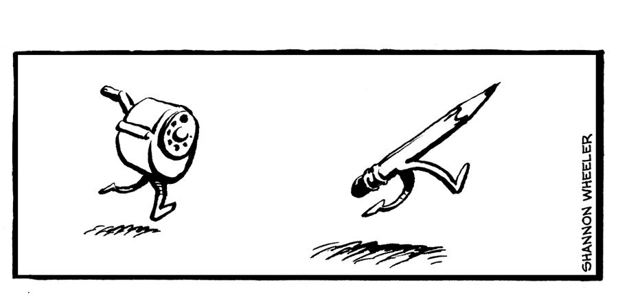 The Pencil and Sharpener
